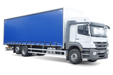 Car Hire Loughton - 26 Tonne Curtain Side Truck - Truck hire Loughton