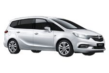 Car Hire Loughton - Vauxhall Zafira 5 + 2 - Minibus hire Loughton